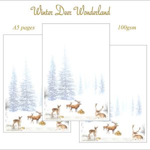Winter Deer Wonderland!