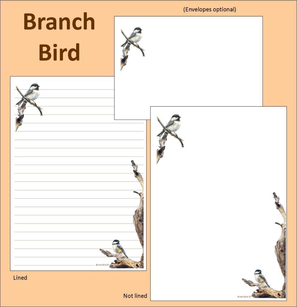 'Branch Loving Bird' - Beautiful Writing Sets