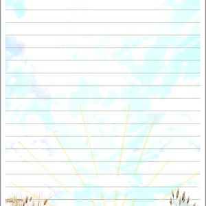 'Sunrise Near the Water Edge'