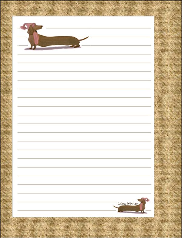 'Long winter Dachshund'