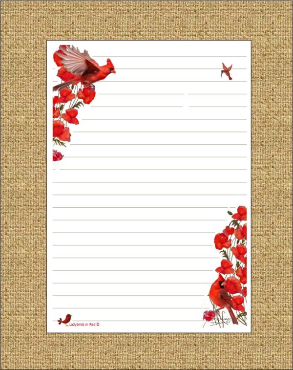 'Bird Ladies in Red'