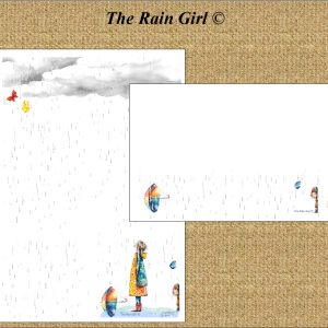 'Rain Umbrella Girl'