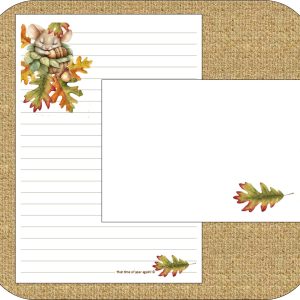 "Autumn time of year"!