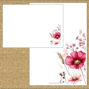 "Pink Field Butterflies"