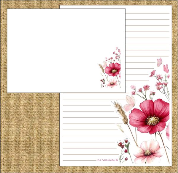 "Pink Field Butterflies"