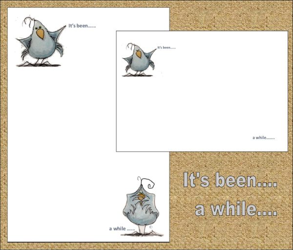 "It's been a while bird......"