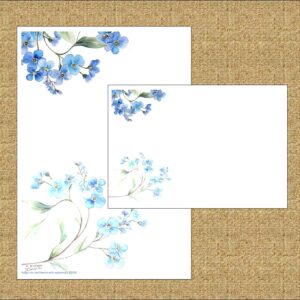 Forget me not flowers pic for website "Forget me not flowers" (with watermark)