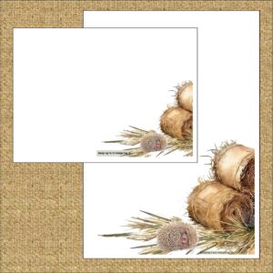 "Sleeping Farm Hedgehog"