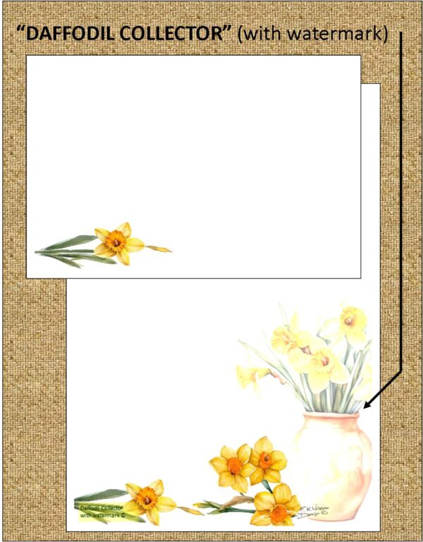 "Daffodil Collector" with watermark
