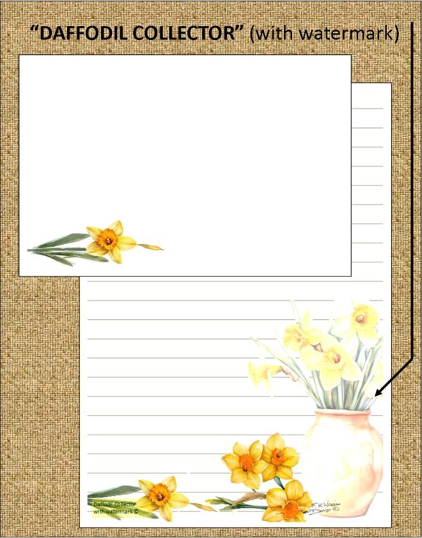 "Daffodil Collector" with watermark