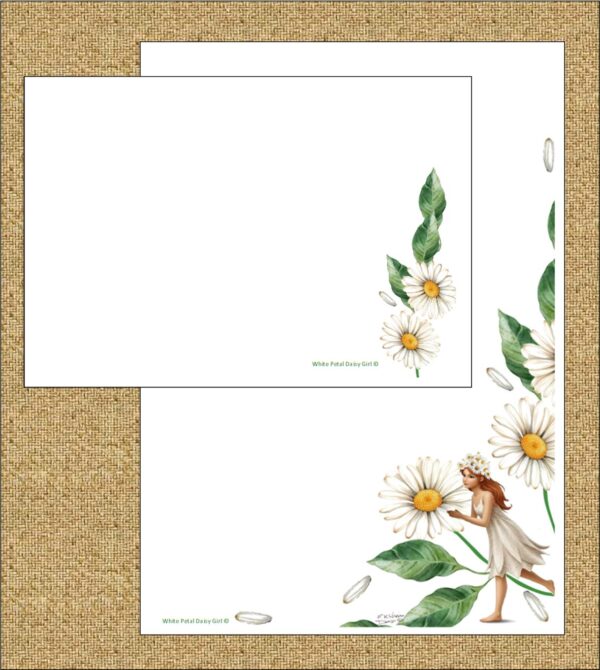 "White Petal Daisy Girl"