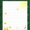 "Yellow Loving Butterfly Feast"