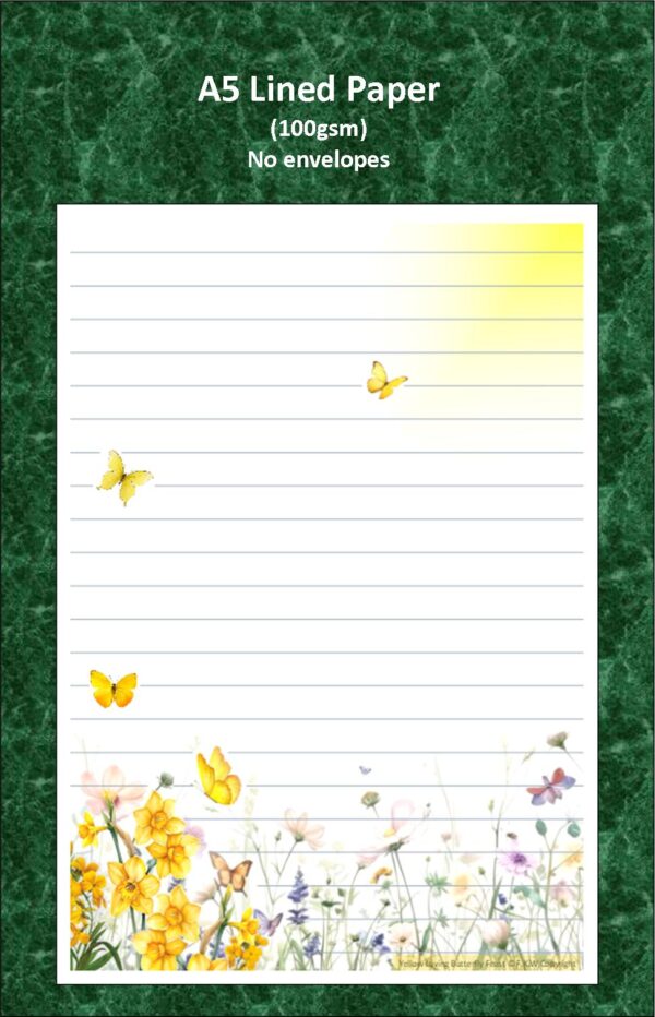 "Yellow Loving Butterfly Feast"