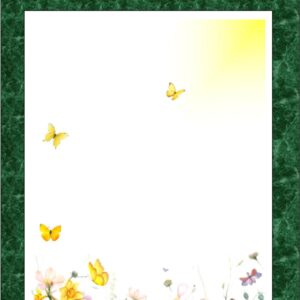 "Yellow Loving Butterfly Feast"