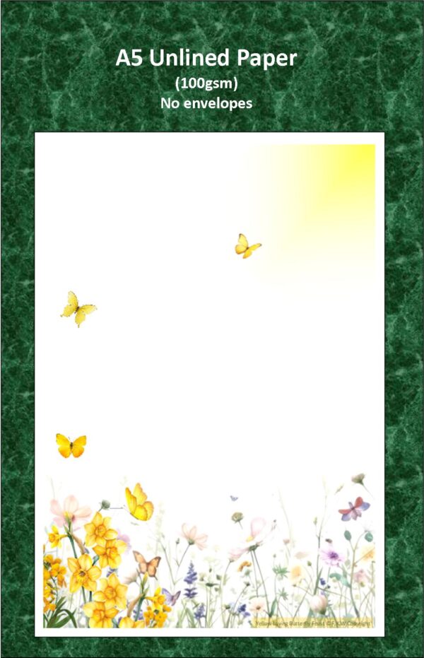 "Yellow Loving Butterfly Feast"