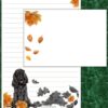 "Autumn Black Cocker Spaniel"