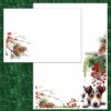 "Pine Cones & Red Berries with Jack Russel"