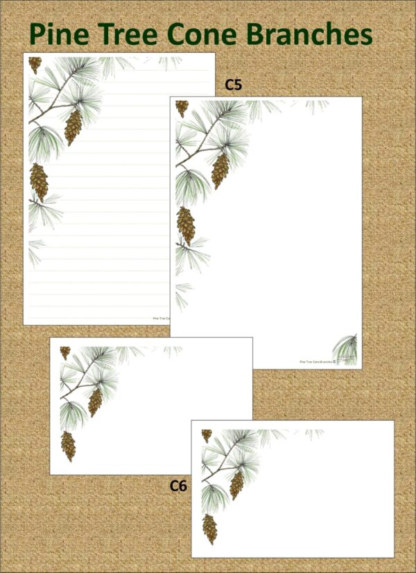 "Pine Tree Cone Branches"